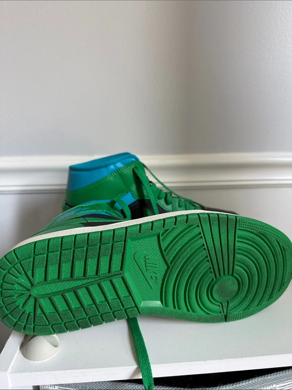 Nike Air Jordan 1 Mid Green Black Teal